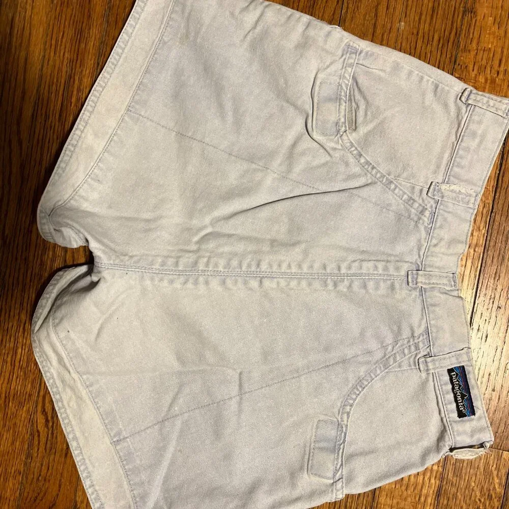 vintage 80s patagonia stand up bb blue acid wash high 26 waist short - Picture 4 of 11